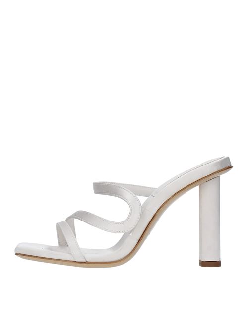 Mules modello MAEVEMULE-2 in raso ILIO SMERALDO | MAEVEMULE-2IVORY